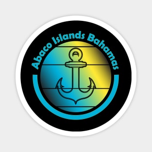 Sailing Yacht Anchor - Abaco Islands Bahama Vibes Magnet